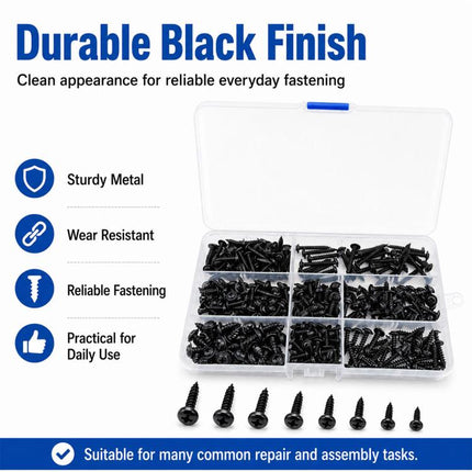 340 PCS / Set Phillips Self-tapping Screw, 340 PCS / Set