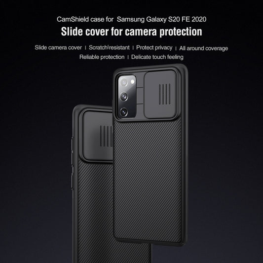 NILLKIN Black Mirror Series PC Camshield Full Coverage Dust-proof Scratch Resistant Phone Case, For Samsung Galaxy S20 FE