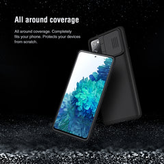 NILLKIN Black Mirror Series PC Camshield Full Coverage Dust-proof Scratch Resistant Phone Case, For Samsung Galaxy S20 FE