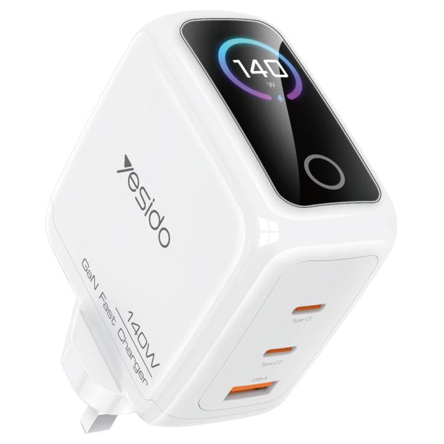 Yesido YC158 140W Dynamic Digital Display Charger, YC158 UK Plug