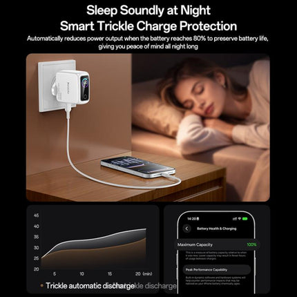 Yesido YC158 140W Dynamic Digital Display Charger, UK Plug