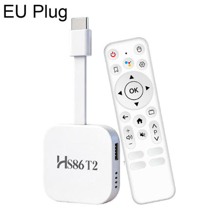 HS86 T2 Android 14 Mini HD TV Stick with Remote Control, 2GB+16GB, RK3518 Cortex-A53 Quad-Core, EU Plug, US Plug, UK Plug, AU Plug