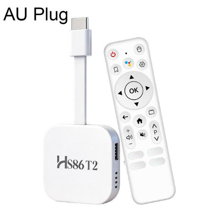 HS86 T2 Android 14 Mini HD TV Stick with Remote Control, 2GB+16GB, RK3518 Cortex-A53 Quad-Core, EU Plug, US Plug, UK Plug, AU Plug