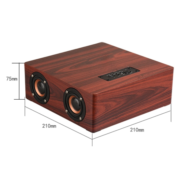 Q5 Wooden Bluetooth Speaker, Support TF Card & 3.5mm AUX, Q5