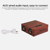 Q5 Wooden Bluetooth Speaker, Support TF Card & 3.5mm AUX, Q5