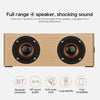 Q5 Wooden Bluetooth Speaker, Support TF Card & 3.5mm AUX, Q5