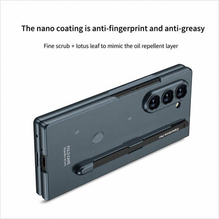 GKK Integrated Ultra-thin Full Coverage Phone Flip Case with Pen, For Galaxy Z Fold8 Ultra 5G