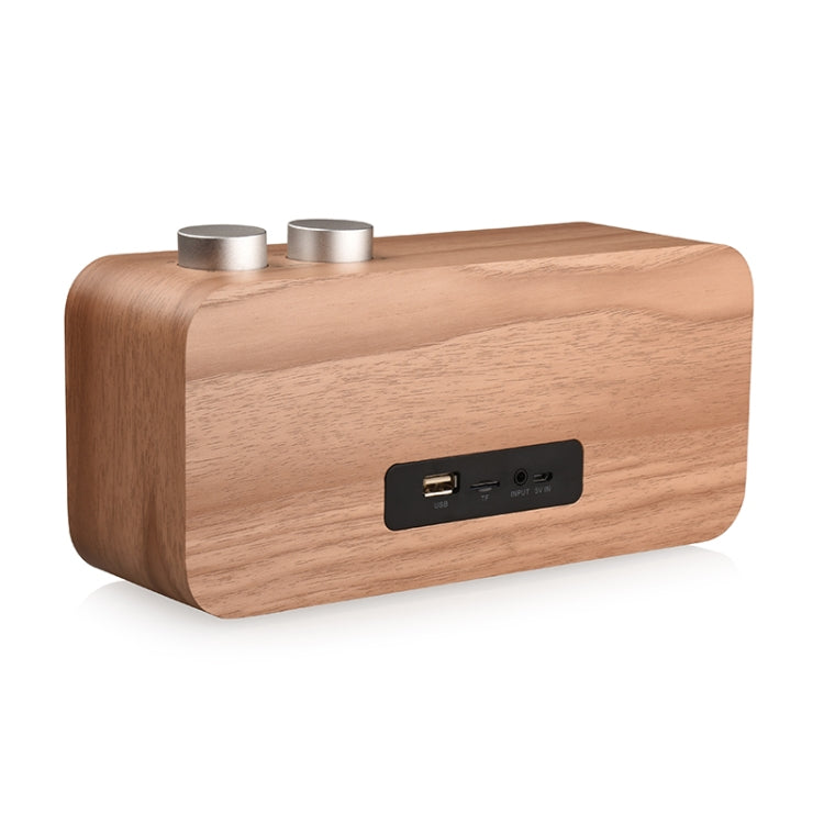 Q7 Subwoofer Wooden Bluetooth Speaker, Support TF Card & U Disk & 3.5mm AUX, Q7