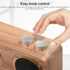 Q7 Subwoofer Wooden Bluetooth Speaker, Support TF Card & U Disk & 3.5mm AUX, Q7