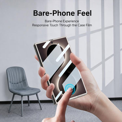 GKK Integrated Ultra-thin Full Coverage Phone Flip Case with Pen Slot, Included Pen, For Galaxy Z Fold8 5G