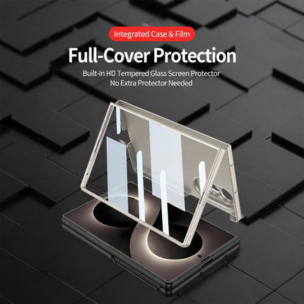GKK Integrated Ultra-thin Full Coverage Phone Flip Case with Pen Slot, Included Pen, For Galaxy Z Fold8 5G