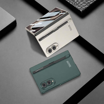 GKK Integrated Ultra-thin Full Coverage Phone Flip Case with Pen Slot, Included Pen, For Galaxy Z Fold8 5G