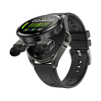 F36 1.46 inch HD Screen 2 in 1 Wireless Earphone Smart Watch, Support Dual-Device Connection