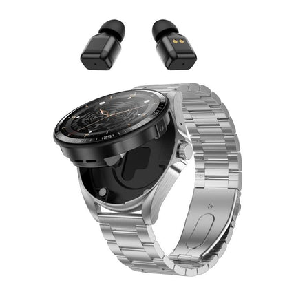 F36 1.46 inch HD Screen 2 in 1 Wireless Earphone Smart Watch, Support Dual-Device Connection