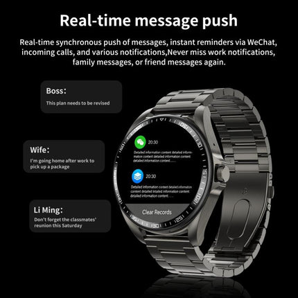 F36 1.46 inch HD Screen 2 in 1 Wireless Earphone Smart Watch, Support Dual-Device Connection