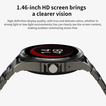 F36 1.46 inch HD Screen 2 in 1 Wireless Earphone Smart Watch, Support Dual-Device Connection