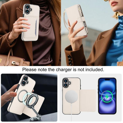 KLT-033 Detachable 2 in 1 Zipper Wallet Magnetic Phone Case with Lanyard, For iPhone 16 Plus, For iPhone 16, For iPhone 15 Pro Max