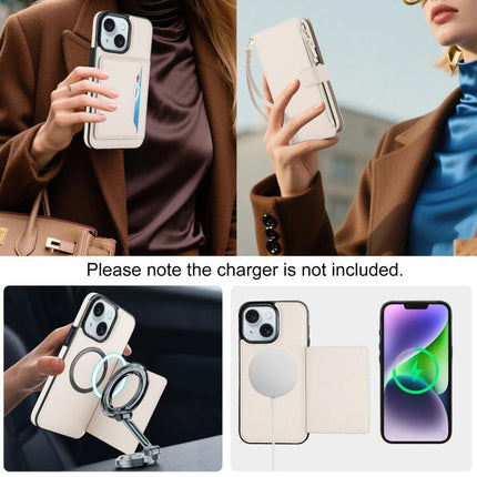 KLT-033 Detachable 2 in 1 Zipper Wallet Magnetic Phone Case with Lanyard, For iPhone 14 / 13, For iPhone 14 Pro, For iPhone 14 Pro Max
