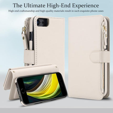 KLT-033 Detachable 2 in 1 Zipper Wallet Magnetic Phone Case with Lanyard, For iPhone SE 2022 / SE 2020 / 8 / 7, For iPhone 13 Pro Max, For iPhone 13 Pro