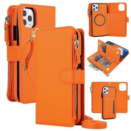 KLT-033 Detachable 2 in 1 Zipper Wallet Magnetic Phone Case with Lanyard, For iPhone SE 2022 / SE 2020 / 8 / 7, For iPhone 13 Pro Max, For iPhone 13 Pro