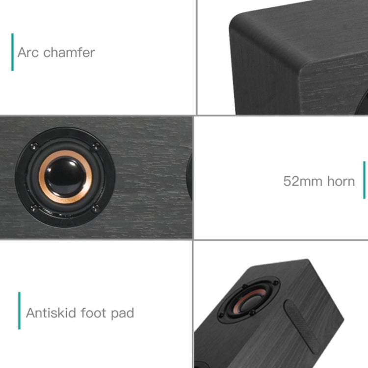 D90 Subwoofer Wooden Bluetooth 4.2 Speaker with Remote Control, Support TF Card & 3.5mm AUX Coaxial & Optical Fiber & U Disk, D90+ Subwoofer