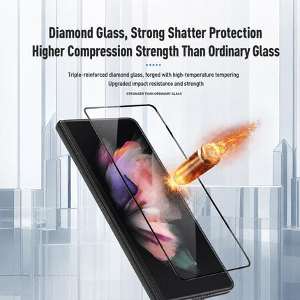 XDcase 5 PCS/Pack Silk Screen Printed HD Tempered Glass Film, For GalaxyZ Fold8 5G Outer Screen, For Galaxy Z Fold8 Ultra 5G Outer Screen, For Galaxy Z Flip8 5G Outer Screen, For Galaxy Z Flip7 5G Outer Screen