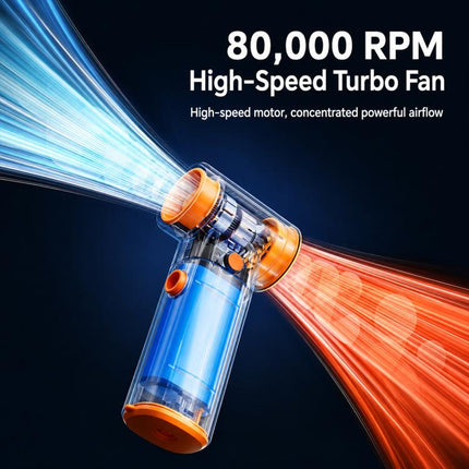 SUITU ST-8120 Handheld Brushless Motor Turbo-fan Dust Air Blower with Safety Hammer