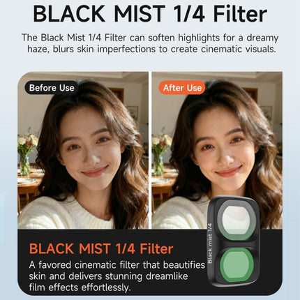 For DJI Osmo Pocket 4P Sunnylife Camera Lens Filter, MCUV, CPL, ND8, ND16, ND32, ND64, ND8/PL, ND16/PL, ND32/PL, ND64/PL, Black Mist 1/4, 3 in 1 Shadow Filter Set, 3 in 1 Mixed Filter Set, 4 in 1 ND/PL Set, 4 in 1 ND Set, 4 in 1 Mixed Filter Set       ...