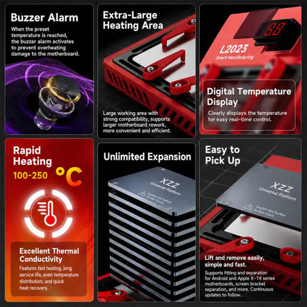 XZZ L2023 Intelligent Desoldering Platform with Universal Modules, Platform Universal, US Plug, Platform Universal, EU Plug