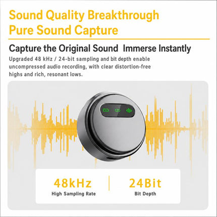 Q10 Magnetic Live Streaming Wireless Lavalier Noise Reduction Microphone, Type-C, 8 Pin, Type-C+8 Pin