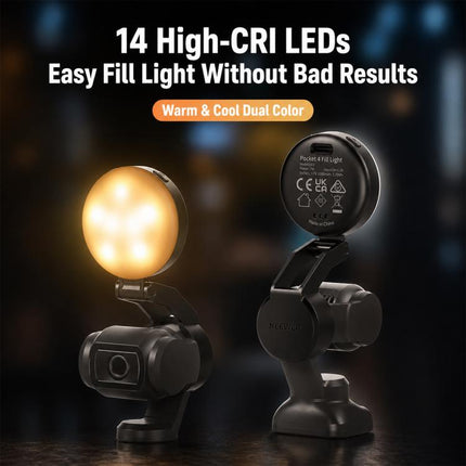 NEEWER M29 Mini LED Magnetic Fill Light, For DJI Osmo Pocket 4