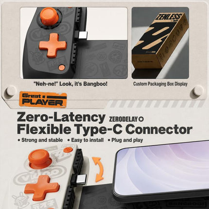 GameSir X5 Lite Type-C Telescopic Mobile Gaming Controller, X5 Lite