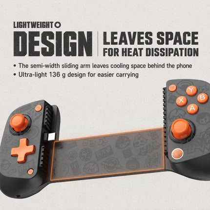 GameSir X5 Lite Type-C Telescopic Mobile Gaming Controller, X5 Lite