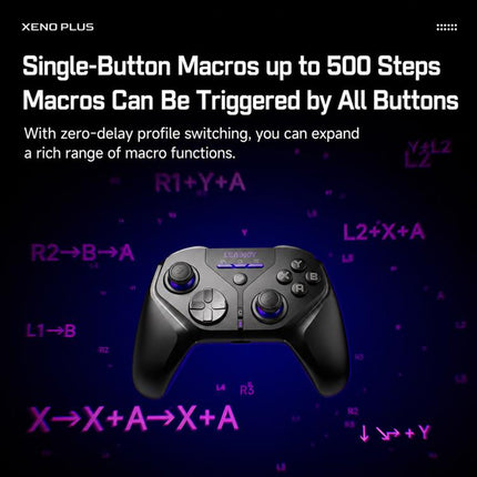 GameSir LeadJoy Xneo Plus Bluetooth Wired Dual Mode Game Controller Accessories, Xneo Plus Set, Magic Key, Magic Cap No.2