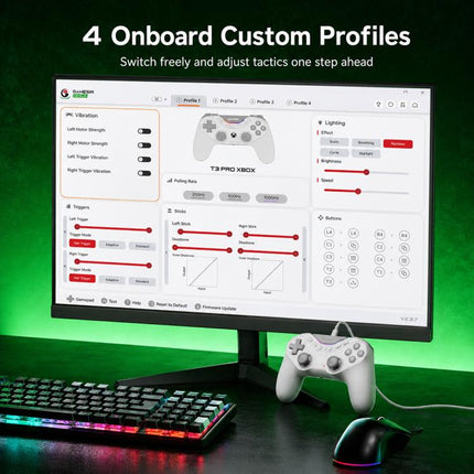 GameSir T3 Pro Tarantula Wired Game Controller for Xbox, PC, Steam and Android, T3 Pro