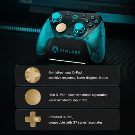 GameSir G7 Pro 8K Aimlabs Edition Tri-Mode Wireless Game Controller, G7 Pro 8K Aimlabs Edition