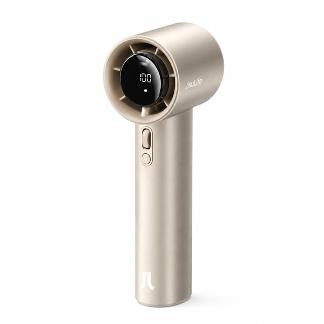 JisuLife Pro1S High-Speed ??Turbo Handheld Fan with Long Battery Life, 5000mAh