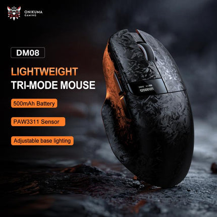 ONIKUMA DM08 Composite Carbon Fiber Gaming Mouse, DM08