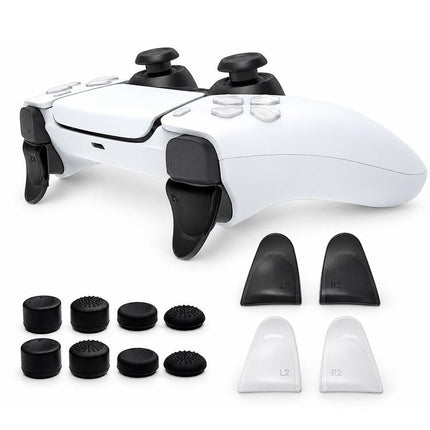 XDcase 12-in-1 Set For PS5 Controller L2/R2 Triggers Extenders & Anti-slip Thumb Grips