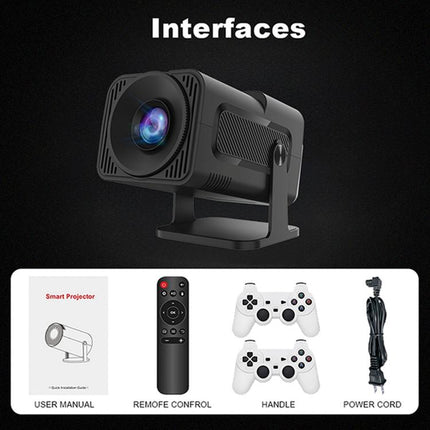 X12Plus 720P HD Screen Home Theater Smart Projector With Gaming Controller, US Plug, EU Plug, UK Plug, AU Plug