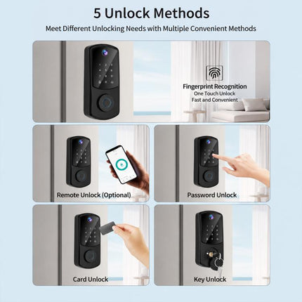 D10 Smart Lock Fingerprint Lock, TTLOCK Model, WiFi Direct Connector Model, Basic Model, Cat Eye Model, Graffiti Model