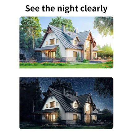 V380 Outdoor Triple-Lens Security Camera 360 PTZ Panoramic View Camera with Dual Solar Panels, 4G Version, WiFi Version