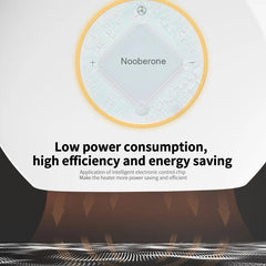 1000W Winter Mini Electric Fan Heater Desktop Household Radiator Energy Saving, UK Plug, UK Plug