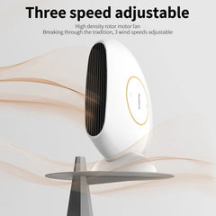 1000W Winter Mini Electric Fan Heater Desktop Household Radiator Energy Saving, UK Plug, UK Plug