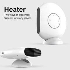 1000W Winter Mini Electric Fan Heater Desktop Household Radiator Energy Saving, UK Plug, UK Plug