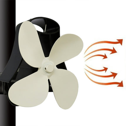 YL-105 4-Blade Aluminum Heat Powered Fireplace Stove Fan, YL-105 (Silver), YL-105(White), YL-105 (Black), YL-105 (Bronze), YL-105 (Grey), YL-105 (Gold), YL-105 (Rose Red)