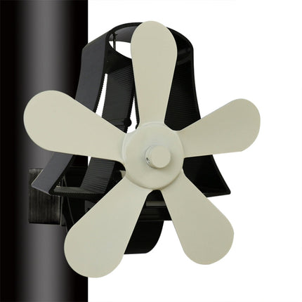 YL-106 5-Blade High Temperature Aluminum Heat Powered Fireplace Stove Fan, YL-106 (Black), YL-106 (Bronze), YL-106 (Grey), YL-106 (Gold), YL-106 (Rose Red), YL-106 (Silver), YL-106 (White)