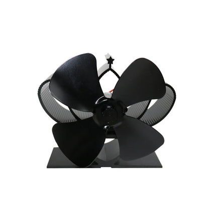 YL201 4-Blade High Temperature Metal Heat Powered Fireplace Stove Fan, YL201 (Grey), YL201 (Gold), YL201 (Rose Red), YL201 (Silver), YL201 (Black), YL201 (Bronze)