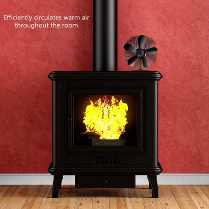 YL602 5-Blade High Temperature Metal Heat Powered Fireplace Stove Fan, YL602 (Bronze), YL602 (Grey), YL602 (Gold), YL602 (Rose Red), YL602 (Silver), YL602 (Black)
