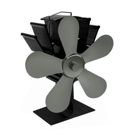 YL602 5-Blade High Temperature Metal Heat Powered Fireplace Stove Fan, YL602 (Bronze), YL602 (Grey), YL602 (Gold), YL602 (Rose Red), YL602 (Silver), YL602 (Black)